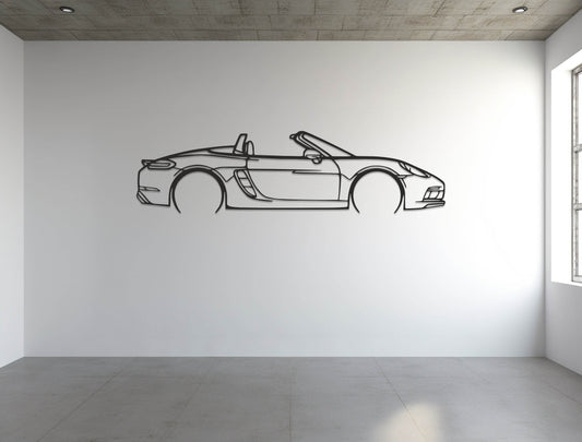 718 Boxster - Metal Wall Art - Metal Art