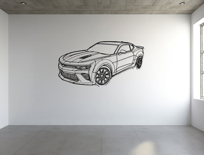 Camaro SS 2016 - Metal Wall Art
