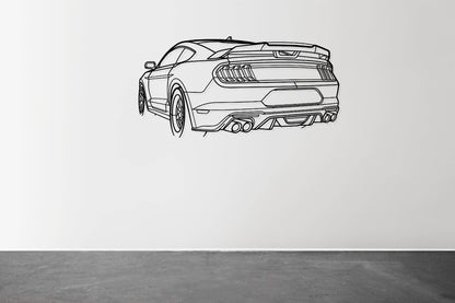 Mustang GT 2020 - Metal Wall Art - Metal Art