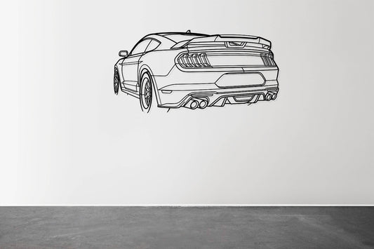 Mustang GT 2020 - Metal Wall Art - Metal Art