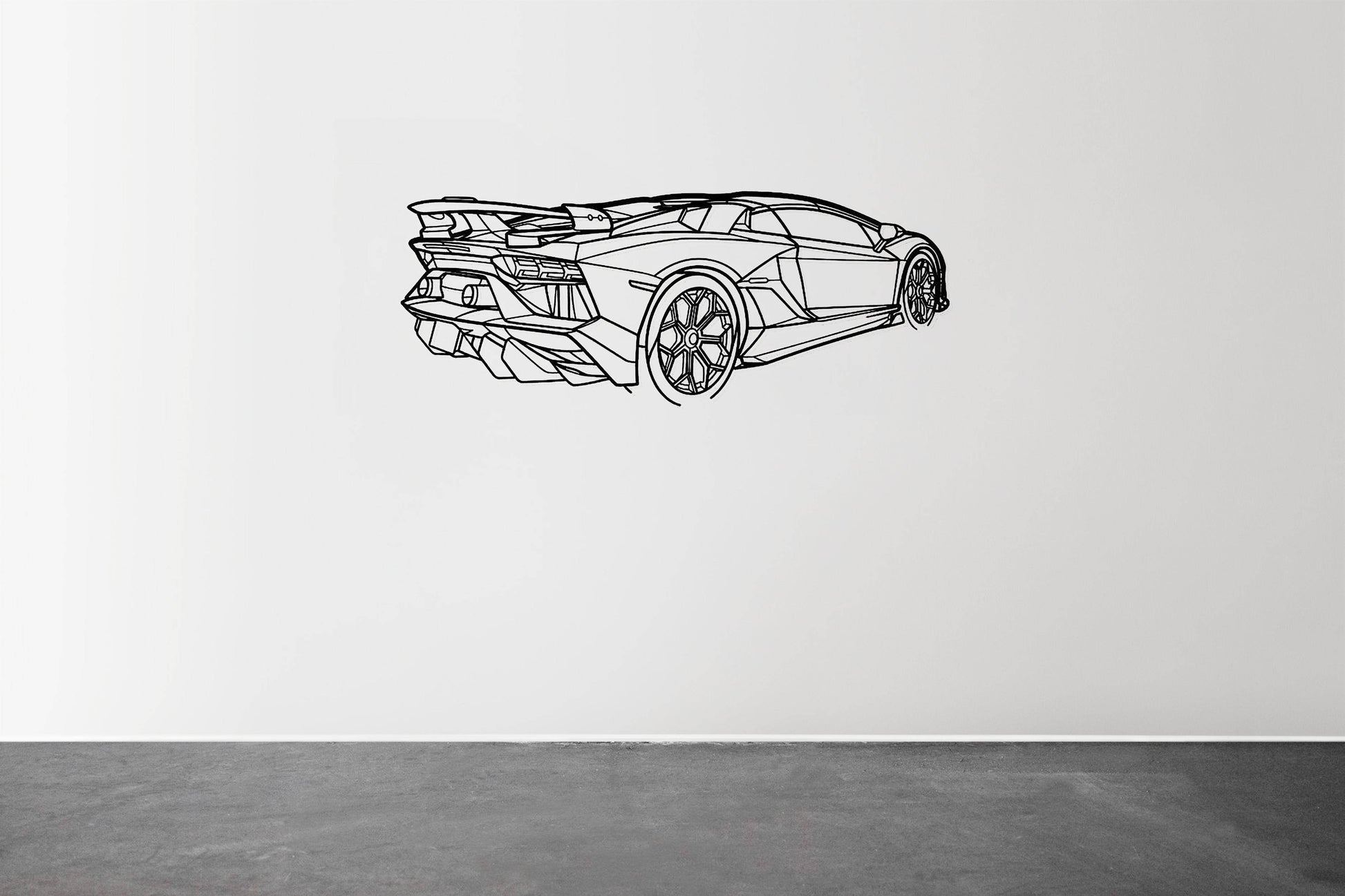Aventador SVJ Roadster - Metal Wall Art - Metal Art