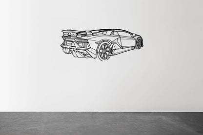 Aventador SVJ Roadster - Metal Wall Art - Metal Art