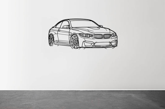 M4 F82 - Metal Wall Art - Metal Art