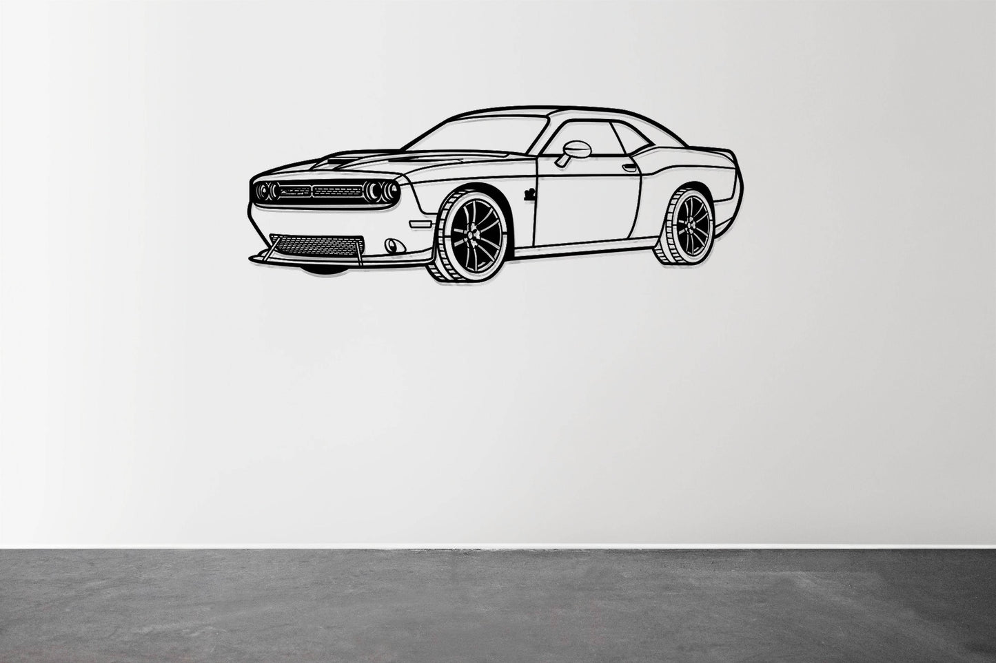 Challenger SRT Perspective - Metal Wall Art - Metal Art