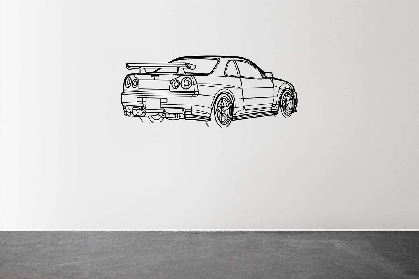 R34 GTR Nismo - Metal Wall Art - Metal Art