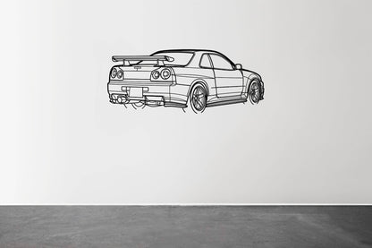 R34 GTR Nismo - Metal Wall Art - Metal Art