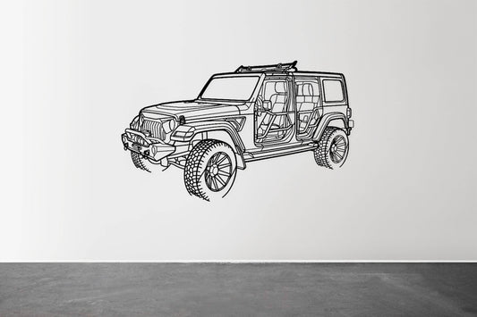 Wrangler 2022 - Metal Wall Art - Metal Art