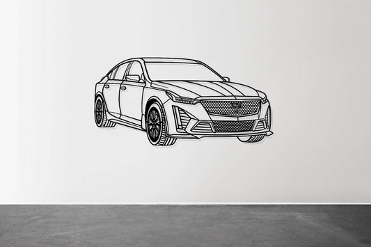 CT5-V Blackwing Perspective - Metal Wall Art - Metal Art