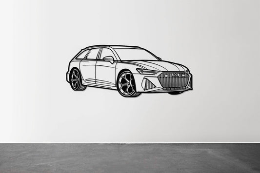RS6 Perspective - Metal Wall Art - Metal Art