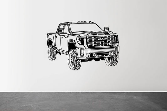 Sierra 2500 Denali - Metal Wall Art - Metal Art