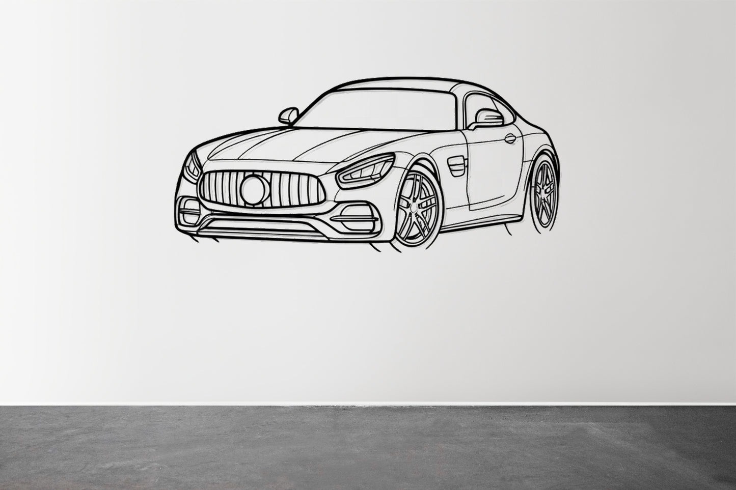AMG GT C - Metal Wall Art