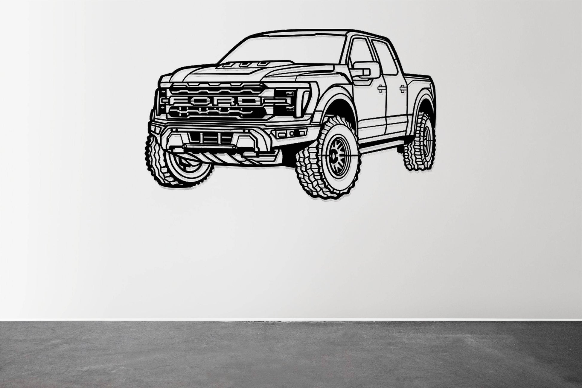 Raptor R Perspective - Metal Wall Art - Metal Art