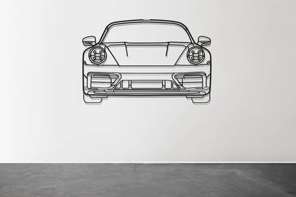 911 Model 992 Front - Metal Wall Art - Metal Art