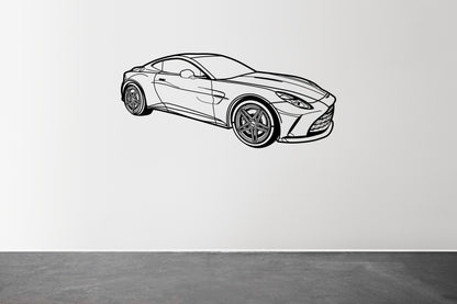 Aston Martin Vantage - Metal Wall Art