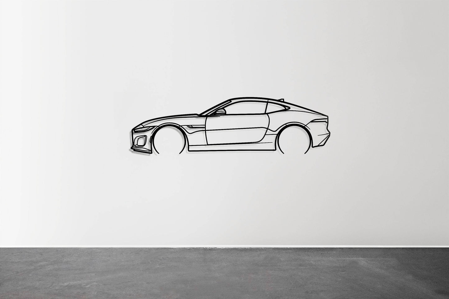 F Type P300 - Metal Wall Art - Metal Art