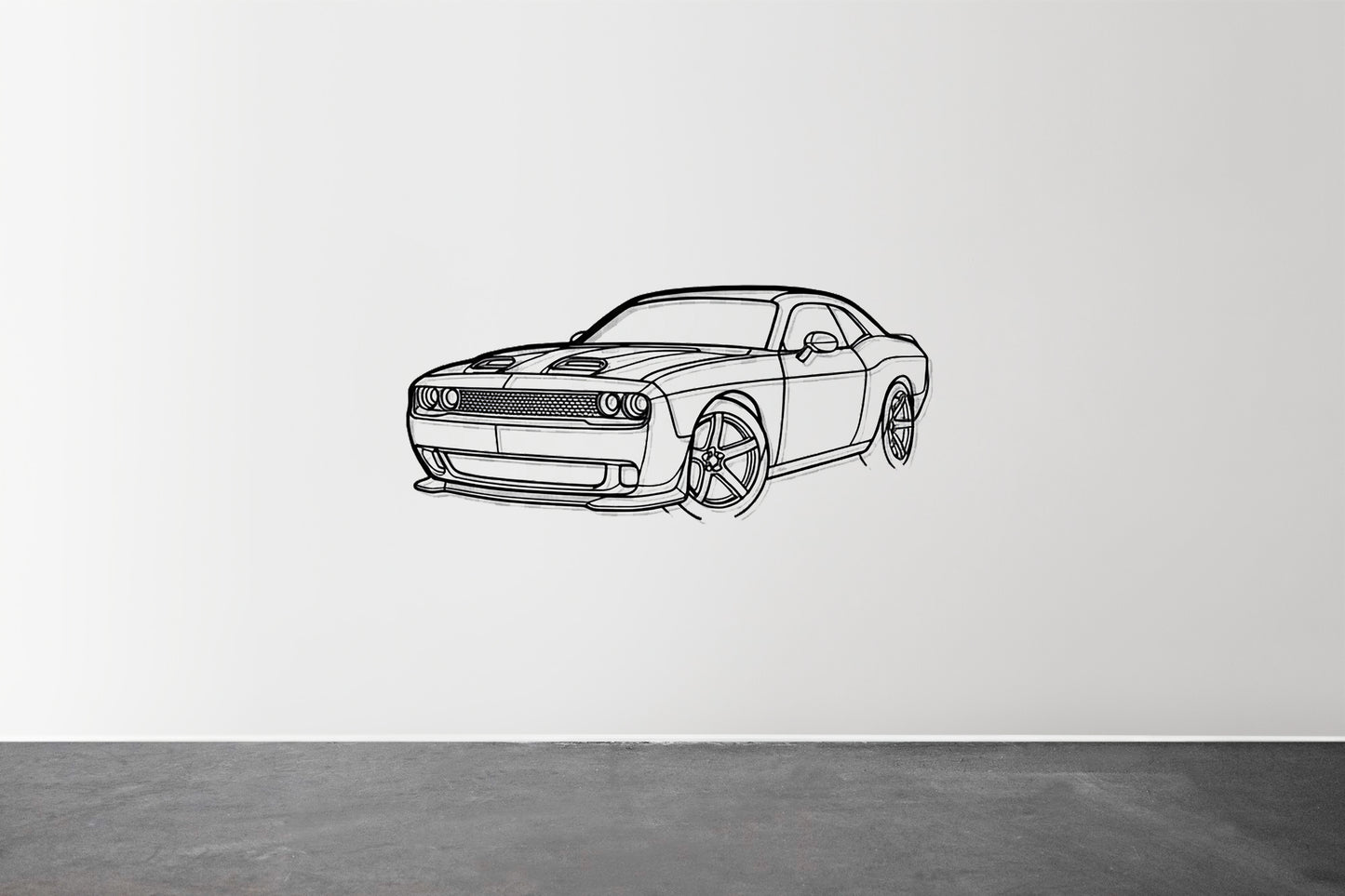 Challenger SRT 2023 - Metal Wall Art