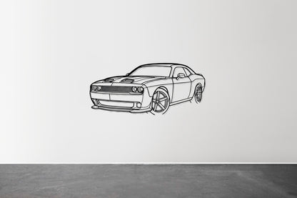 Challenger SRT 2023 - Metal Wall Art