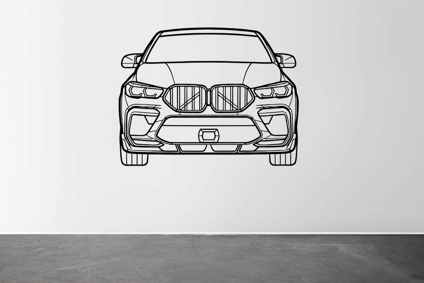 X6M 2022 Front - Metal Wall Art