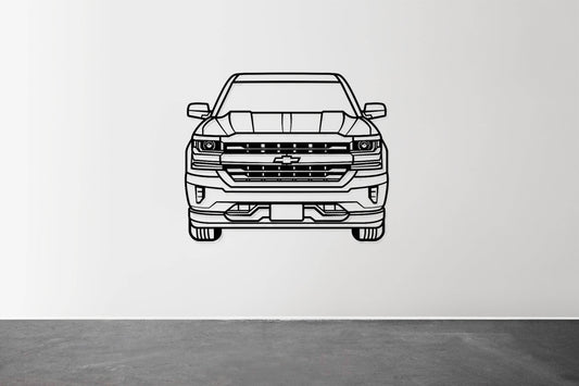 Silverado 1500 Z71 - Metal Wall Art - Metal Art