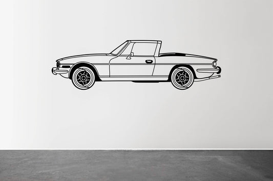 Triumph Stag Side View- Metal Wall Art - Metal Art