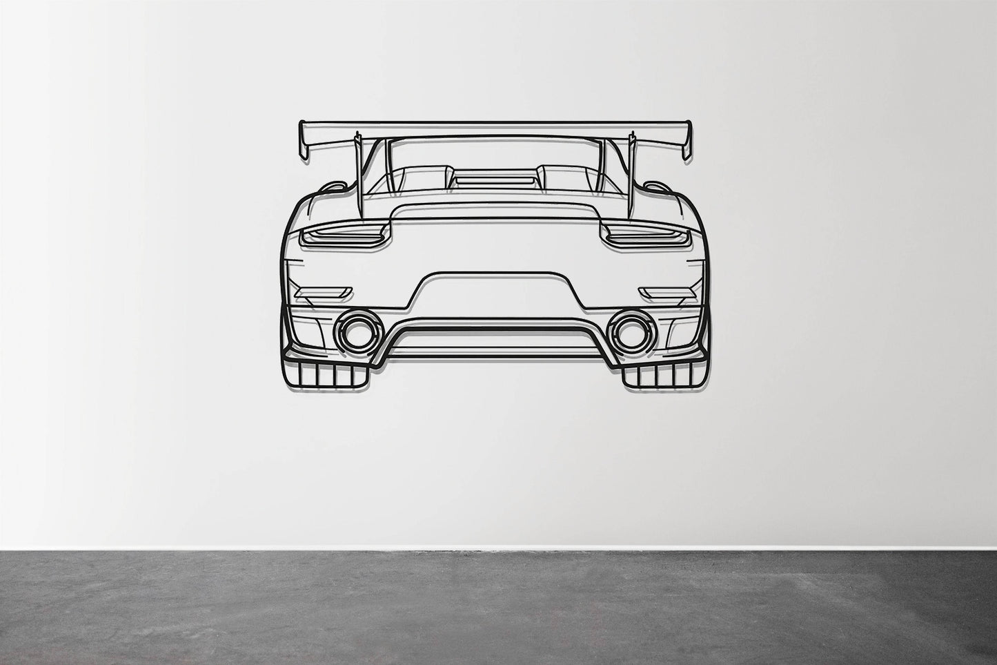 911 GT2 RS Model 991 - Metal Wall Art - Metal Art