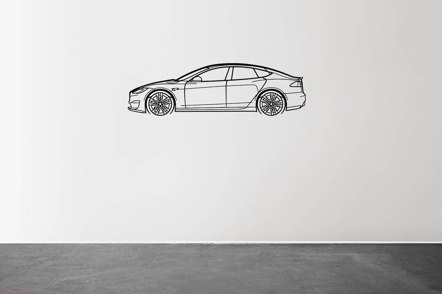 Model S Plaid 2022 - Metal Wall Art - Metal Art