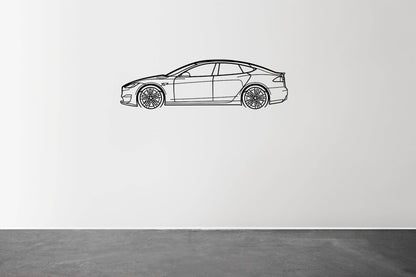 Model S Plaid 2022 - Metal Wall Art - Metal Art