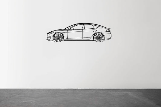 Model S Plaid 2022 - Metal Wall Art - Metal Art