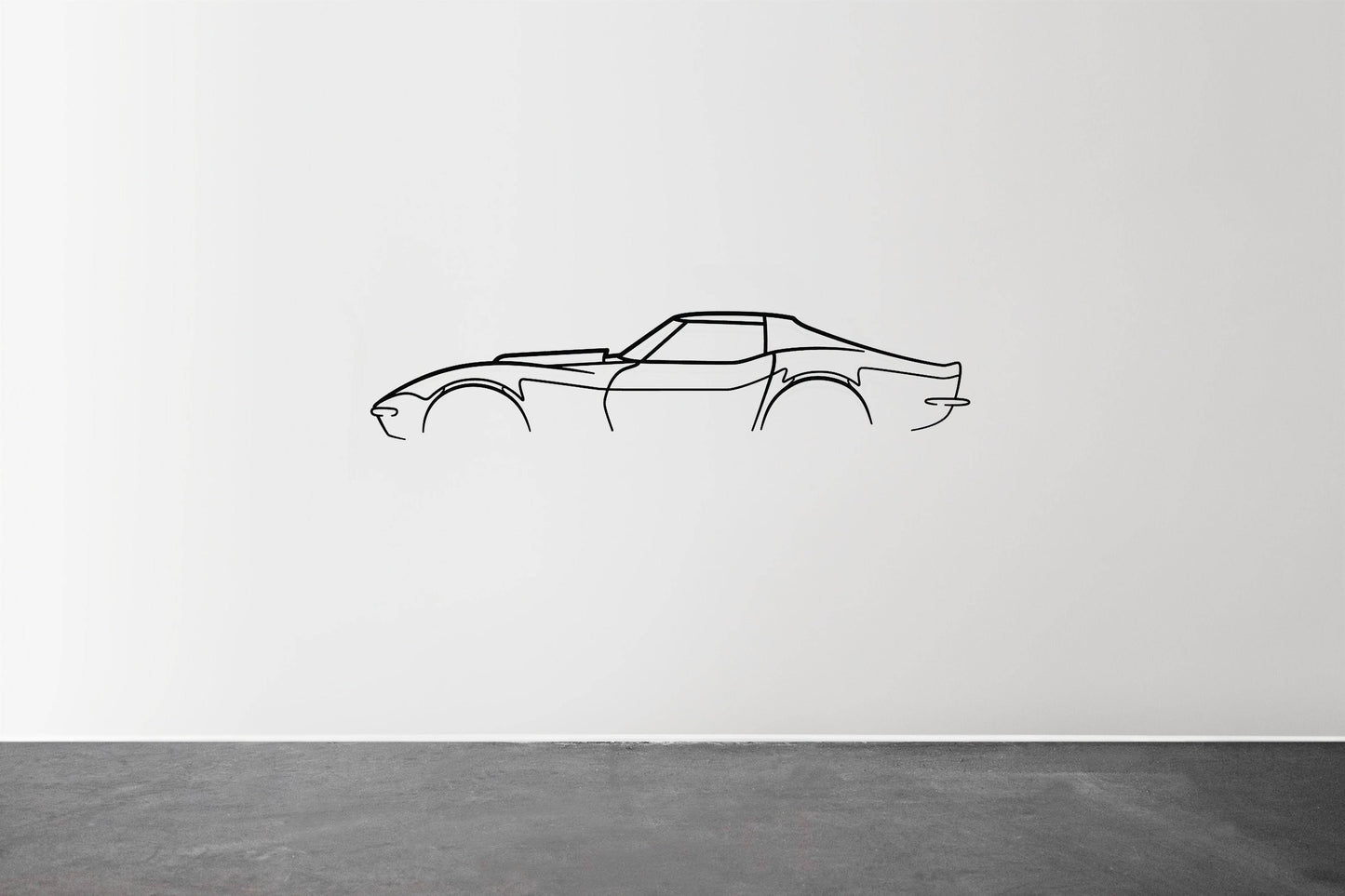 Corvette c3 L88 - Metal Wall Art - Metal Art