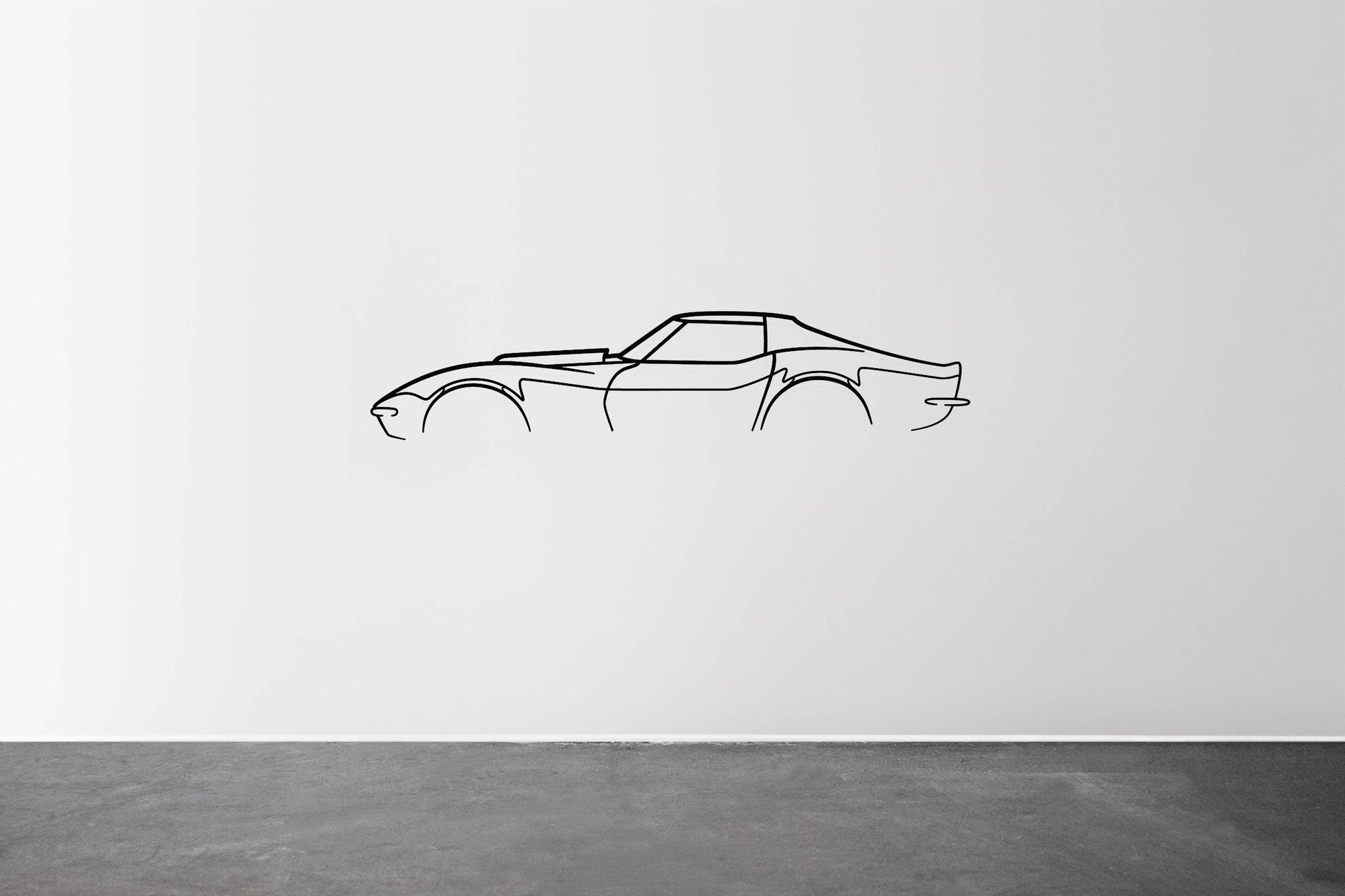 Corvette c3 L88 - Metal Wall Art - Metal Art