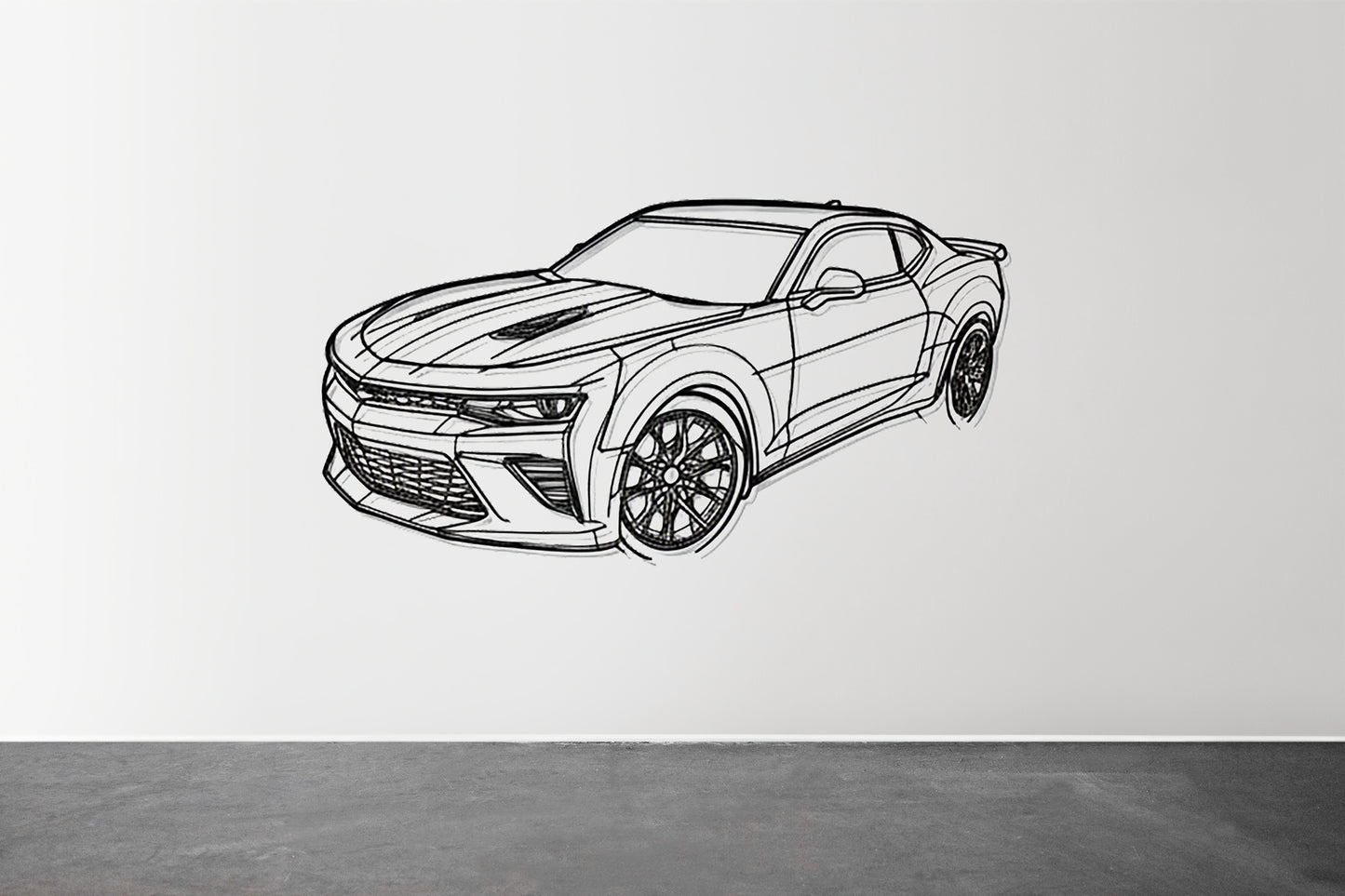 Camaro SS 2016 - Metal Wall Art