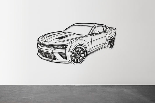 Camaro SS 2016 - Metal Wall Art