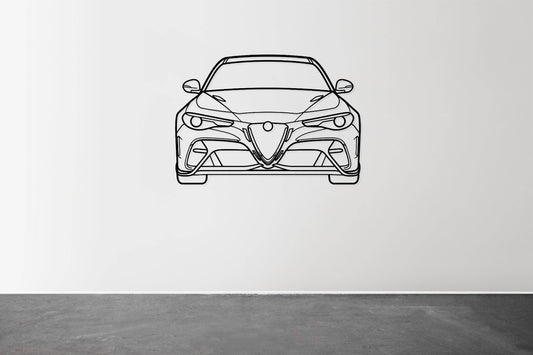 Giulia GTAm - Metal Wall Art - Metal Art