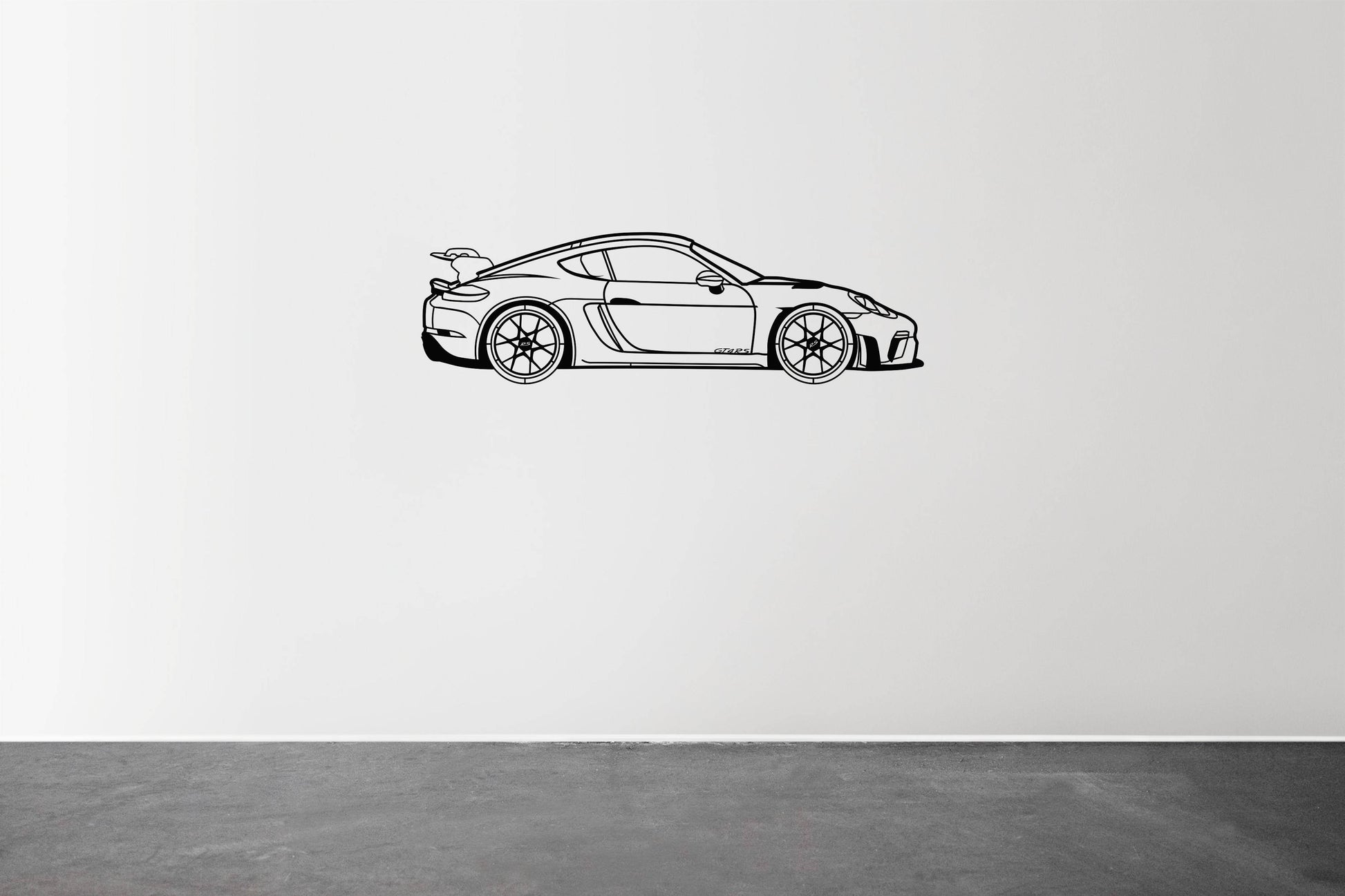 718 Cayman GT4 RS - Metal Wall Art - Metal Art