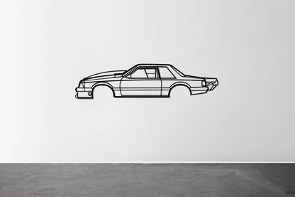 1989 Mustang Foxbody Drag Version - Metal Wall Art - Metal Art
