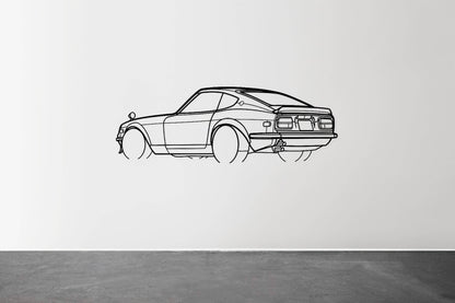 240Z 1972 - Metal Wall Art - Metal Art