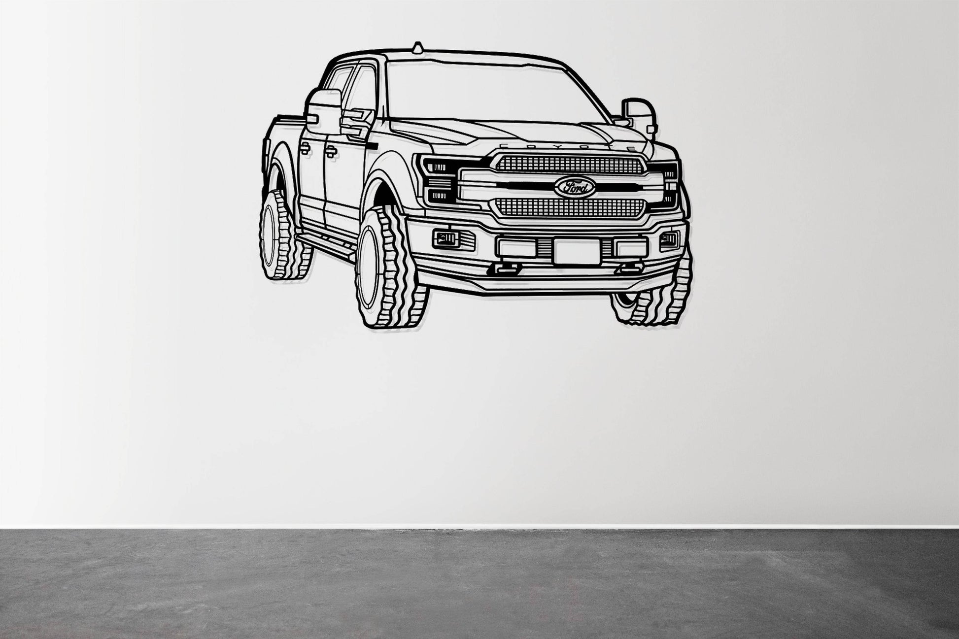 F-150 Perspective - Metal Wall Art - Metal Art
