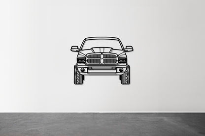 2003 RAM 2500 Front View - Metal Wall Art