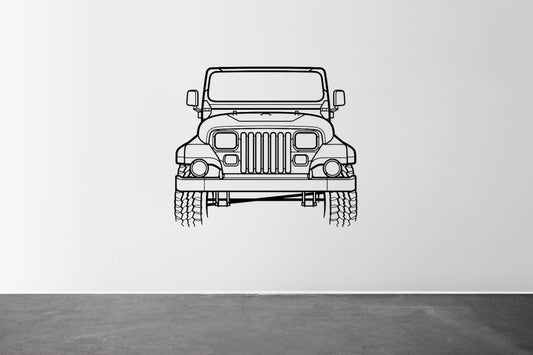 Wrangler Sahara 1988 - Metal Wall Art - Metal Art
