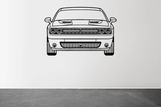 Challenger Front - Metal Wall Art - Metal Art