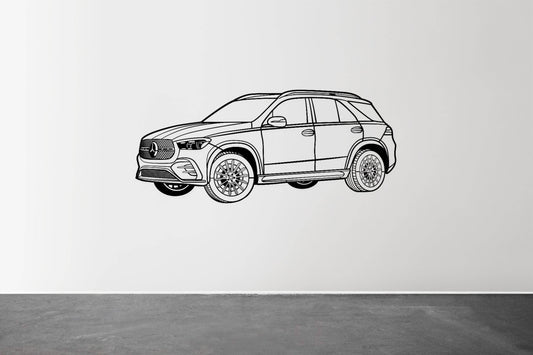 2024 GLE 350 Perspective - Metal Wall Art - Metal Art