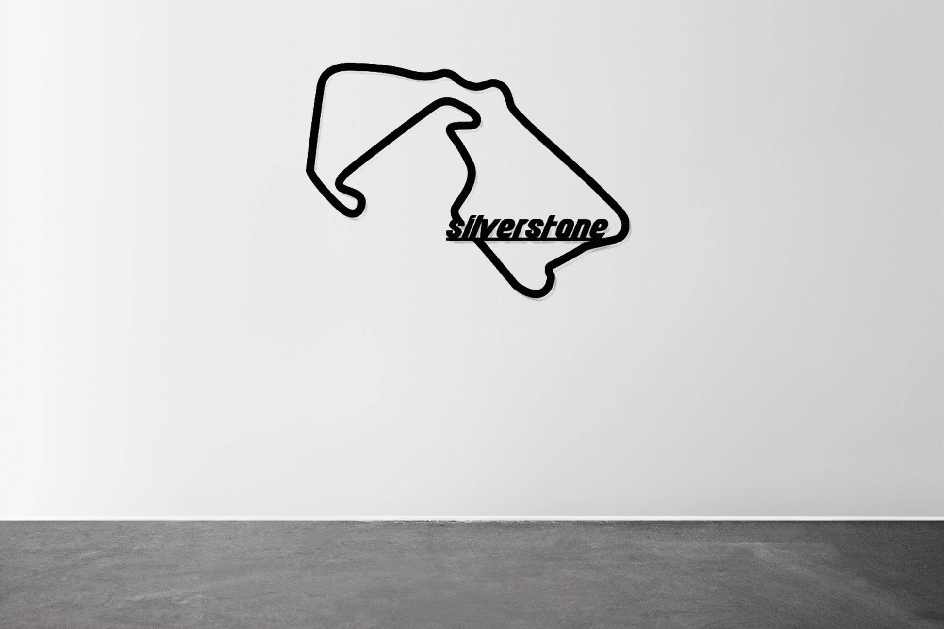 Silverstone Formula 1 Circuit - Metal Wall Art - Metal Art