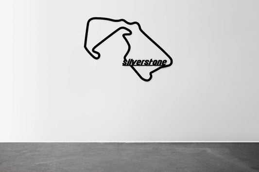 Silverstone Formula 1 Circuit - Metal Wall Art - Metal Art