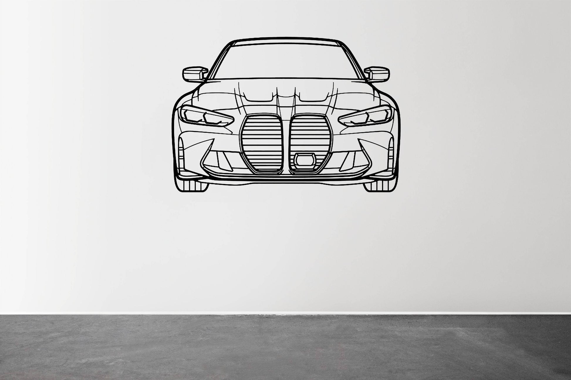 G80 M3 Front - Metal Wall Art - Metal Art