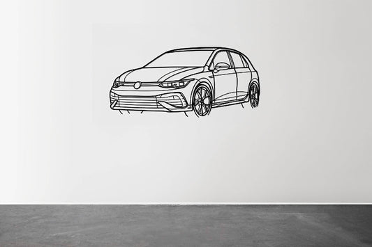 Golf R 2023 - Metal Wall Art - Metal Art