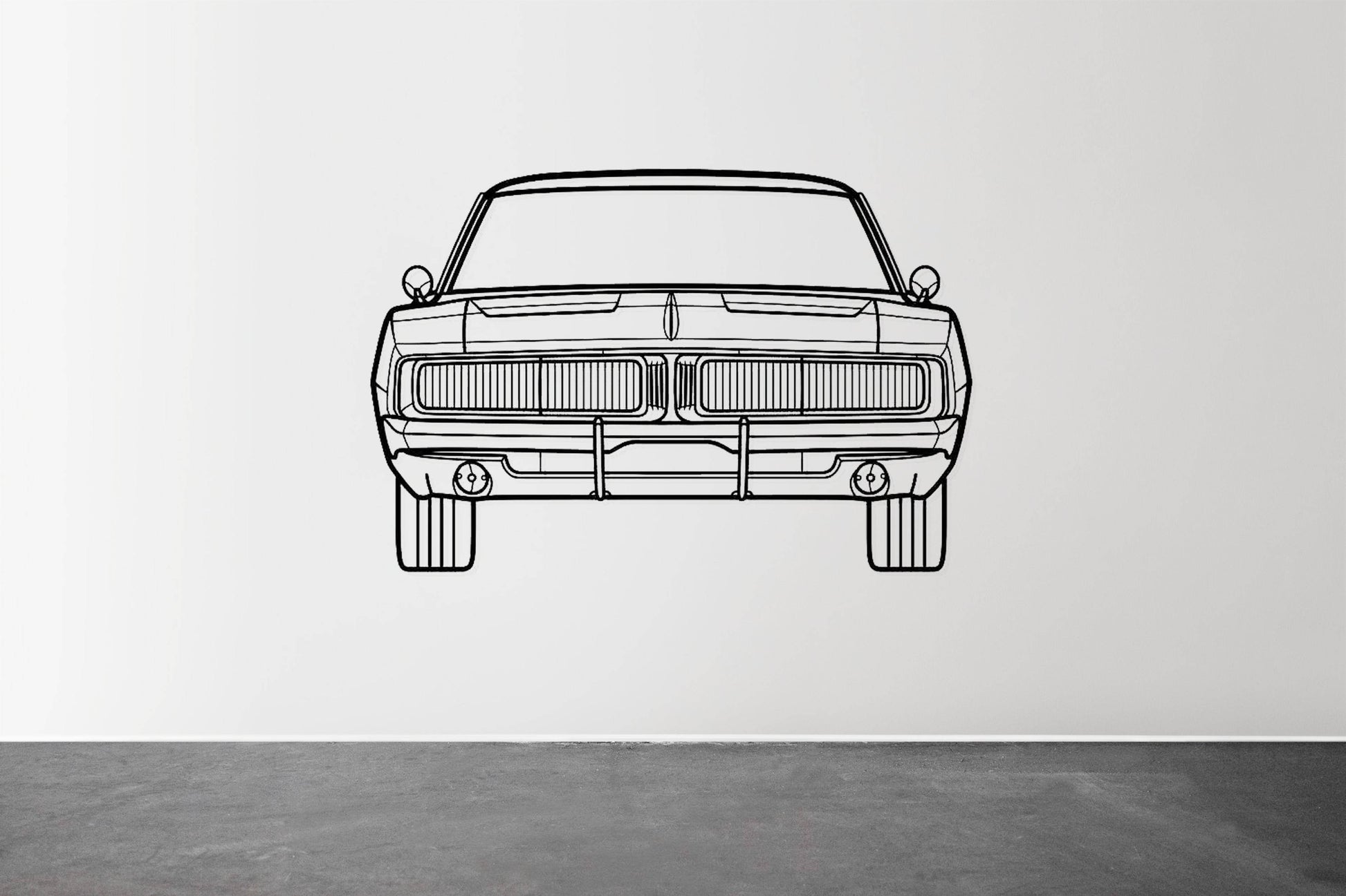 Charger 1969 - Metal Wall Art - Metal Art