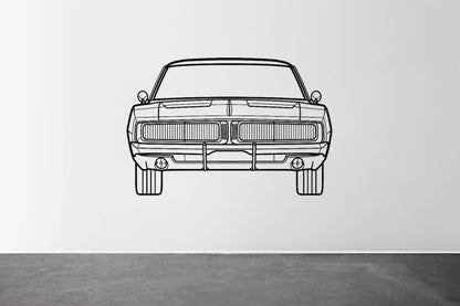 Charger 1969 - Metal Wall Art - Metal Art