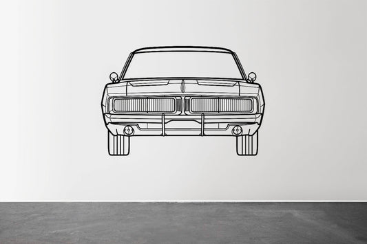 Charger 1969 - Metal Wall Art - Metal Art