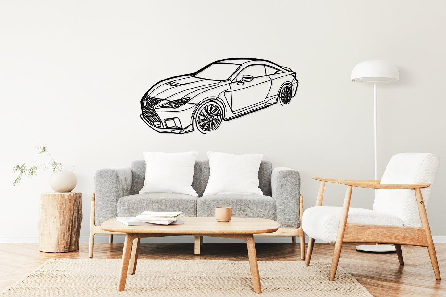 RC F 2020 - Metal Wall Art