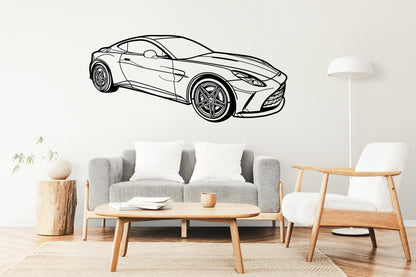 Aston Martin Vantage - Metal Wall Art